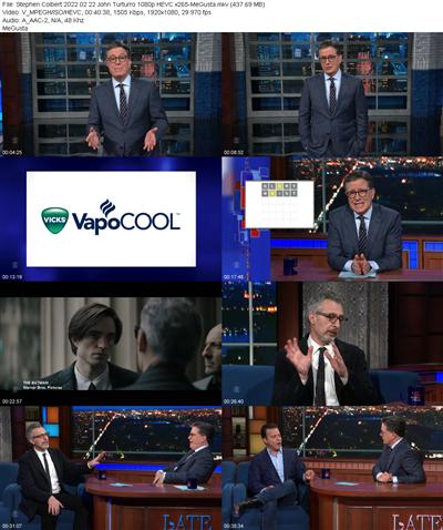 Stephen Colbert 2022 02 22 John Turturro 1080p HEVC x265 