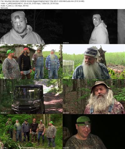 Mountain Monsters S08E06 Worlds Biggest Bigfoot Nest 720p HEVC x265 