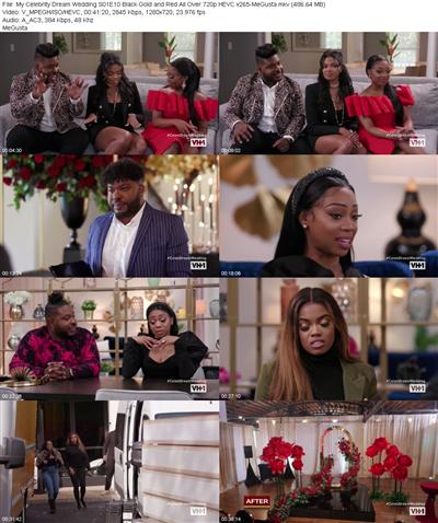 My Celebrity Dream Wedding S01E10 Black Gold and Red All Over 720p HEVC x265 
