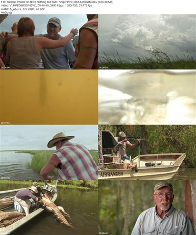 Swamp People S13E02 Nothing but Bulls 720p HEVC x265 