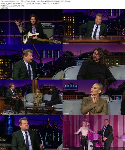 James Corden 2022 02 23 Dave Grohl 720p HEVC x265 