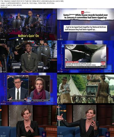 Stephen Colbert 2022 02 01 Faith Hill 1080p HEVC x265 