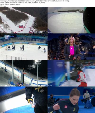 Beijing Winter Olympics 2022 BBC Live Coverage Day 06 Part 03 1080p HEVC x265 