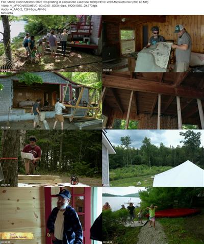 Maine Cabin Masters S07E10 Updating at Lincolnville Lakeview 1080p HEVC x265 