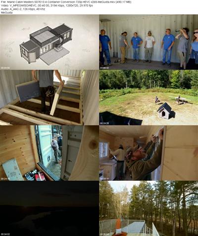 Maine Cabin Masters S07E13 A Container Conversion 720p HEVC x265 