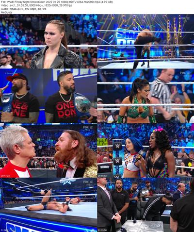 WWE Friday Night SmackDown 2022 02 25 1080p HDTV x264 NWCHD