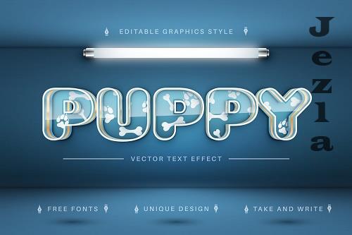 Puppy - Editable Text Effect - 7016756