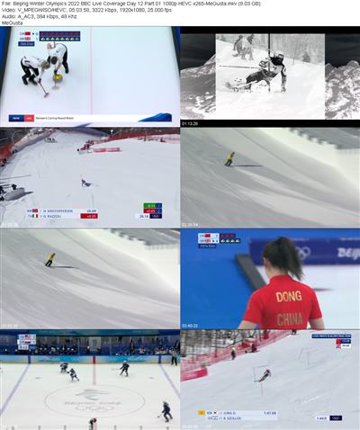 Beijing Winter Olympics 2022 BBC Live Coverage Day 12 Part 01 1080p HEVC x265 