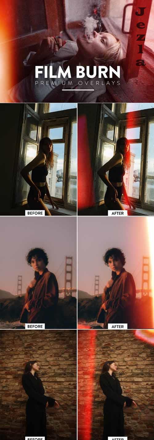 30 Film Burn Overlay - 7017707