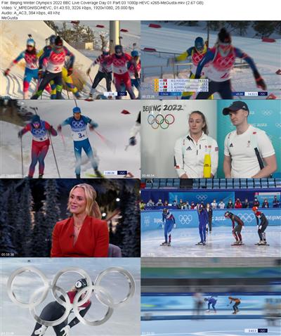 Beijing Winter Olympics 2022 BBC Live Coverage Day 01 Part 03 1080p HEVC x265 