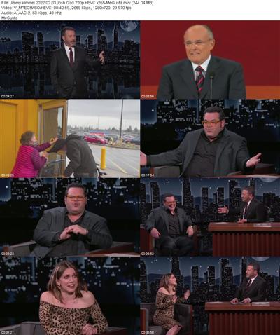 Jimmy Kimmel 2022 02 03 Josh Gad 720p HEVC x265 