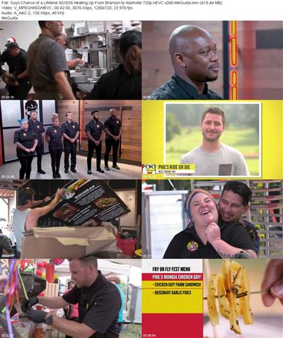 Guys Chance of a Lifetime S01E05 Heating Up From Branson to Nashville 720p HEVC x265 