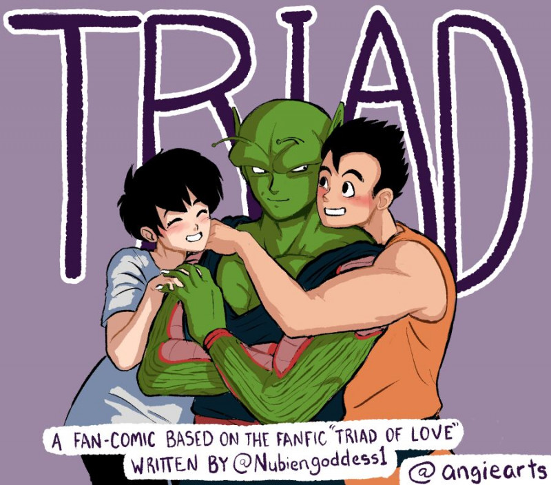 AngieArts - Triad of Love (Dragon Ball Super) Porn Comics