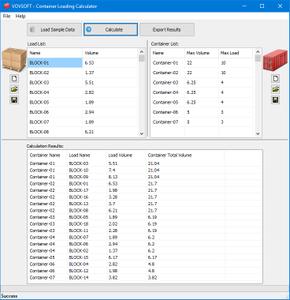 VovSoft Container Loading Calculator 1.3