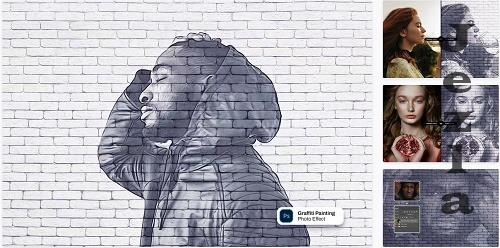 Graffiti Painting photo effect