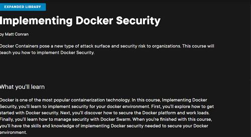 Matt Conran - Implementing Docker Security