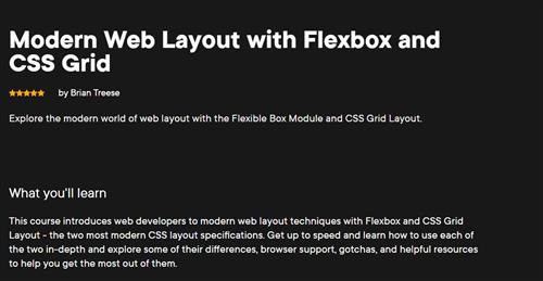 Brian Treese - Modern Web Layout with Flexbox and CSS Grid