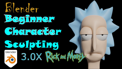 Skillshare   Blender Beginner Character Sculpting Quick and Easy   Rick, Morty, and Jerry by EduCraft Ideas