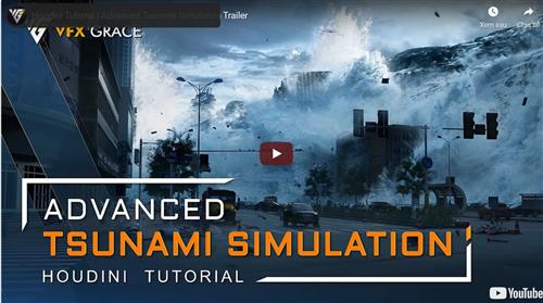 VFX Grace - Houdini Tutorial - Advanced Tsunami Simulation