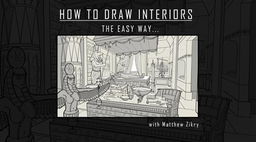 Matthew Zikry - How to Draw Interiors - The Easy Way