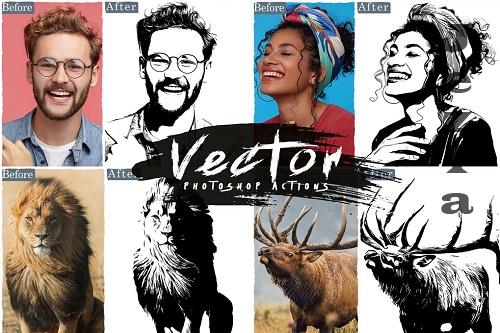 Vector Painting Photoshop Action - SHXE3R7