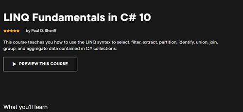 Paul D. Sheriff - LINQ Fundamentals in C# 10