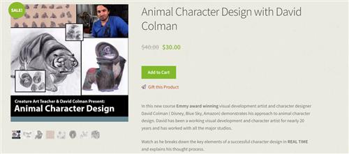 Animal Character Design with David Colman