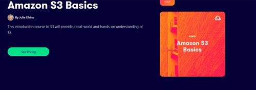 Acloud Guru   Amazon S3 Basics By Julie Elkins