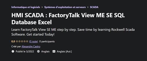 HMI SCADA - FactoryTalk View ME SE SQL Database Excel
