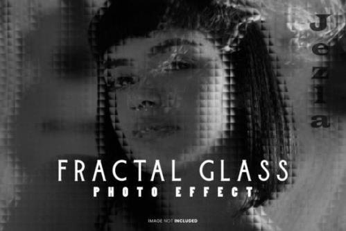 Fractal Glass Photo Effect