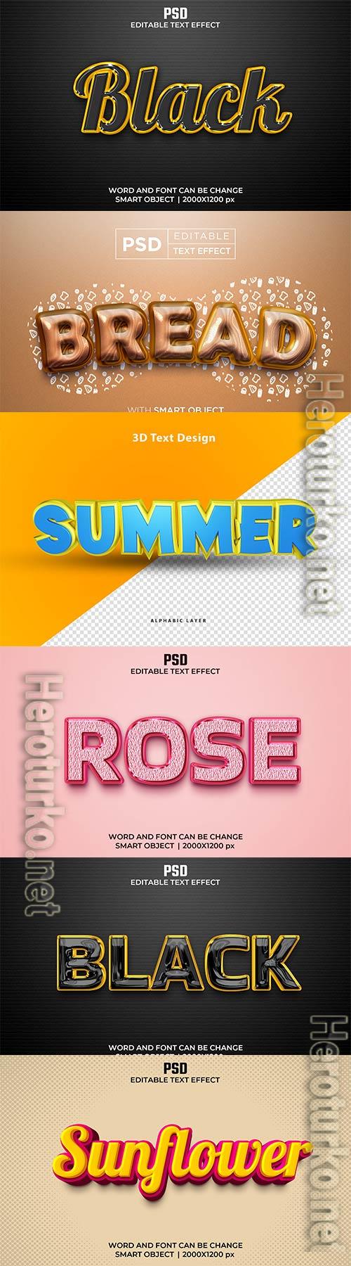 Psd text effect set vol 249