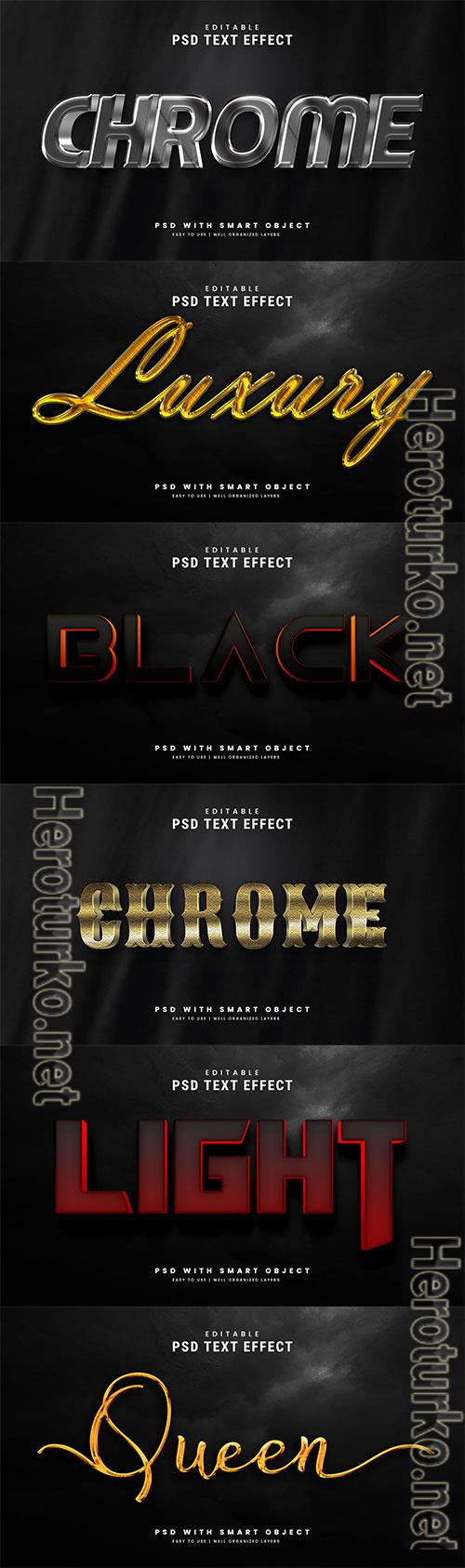 Psd text effect set vol 257