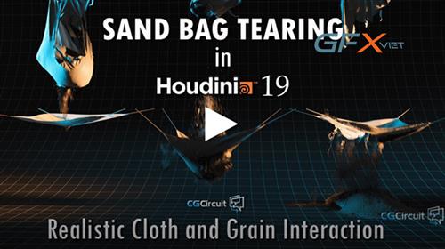 Bishoy Khalifa - Sand Bag Tearing in Houdini