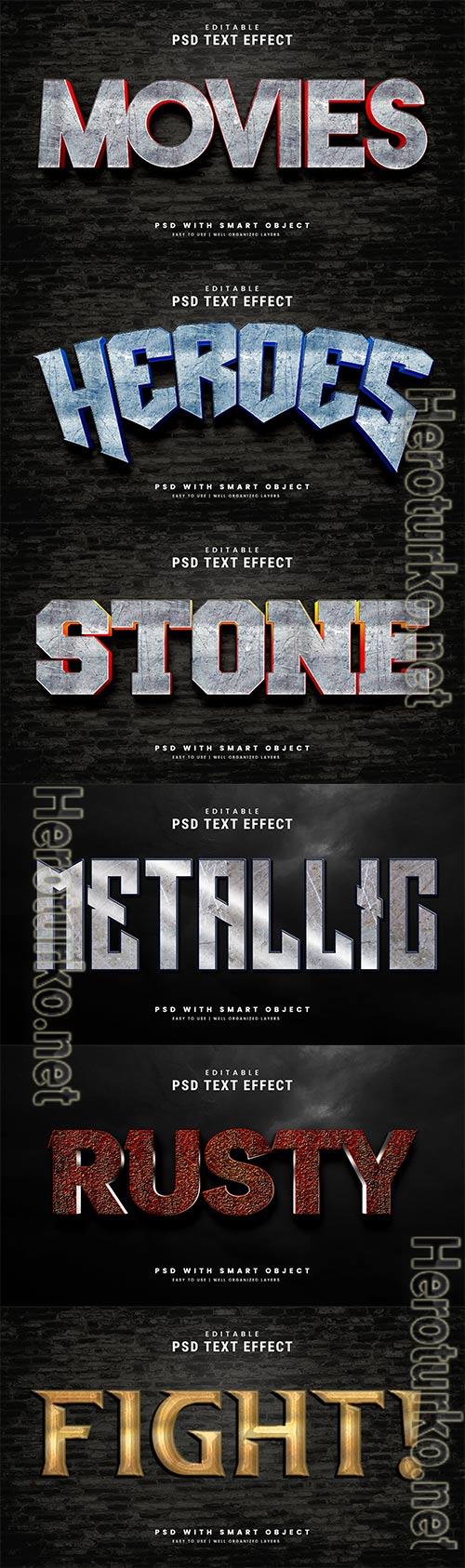 Psd text effect set vol 256