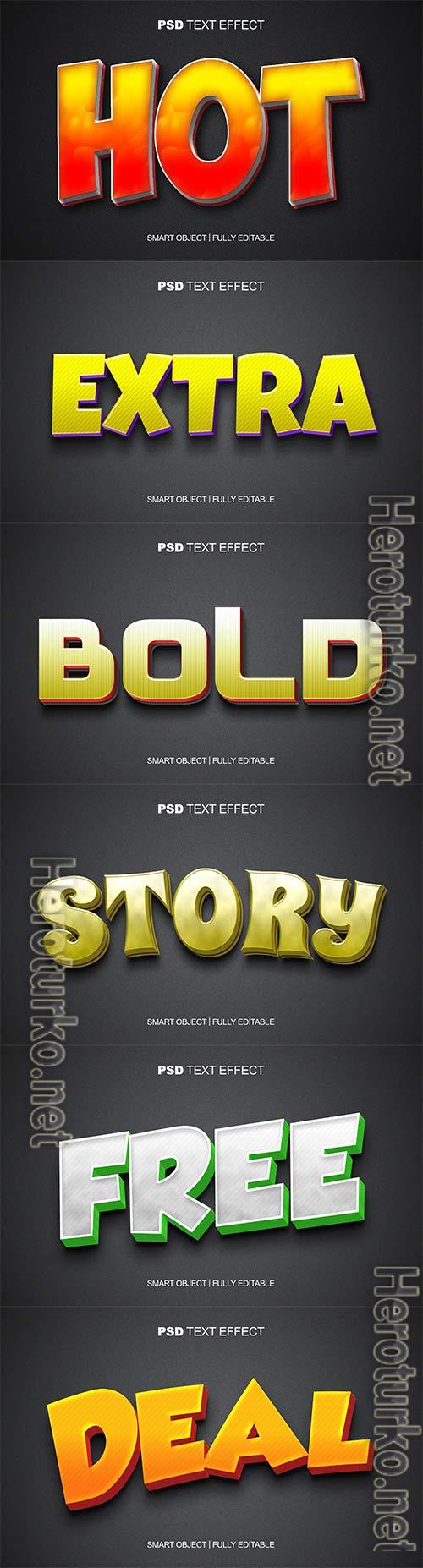 Psd text effect set vol 265