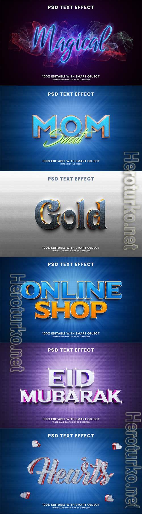 Psd text effect set vol 262