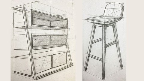 Udemy - Furniture Drawing and Design Course with Perspective