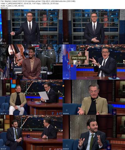 Stephen Colbert 2022 03 03 Kyle MacLachlan 720p HEVC x265 