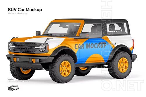 Bronco Car Mockup 