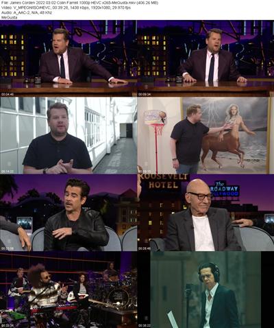 James Corden 2022 03 02 Colin Farrell 1080p HEVC x265 