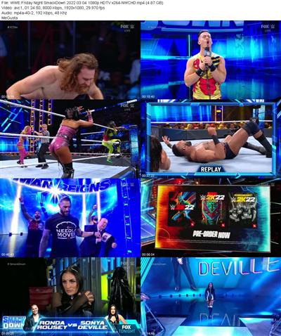 WWE Friday Night SmackDown 2022 03 04 1080p HDTV x264 NWCHD