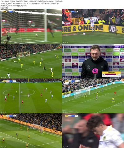 Match Of The Day 2022 03 05 1080p HEVC x265 