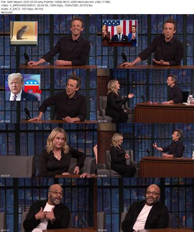 Seth Meyers 2022 03 03 Amy Poehler 1080p HEVC x265 