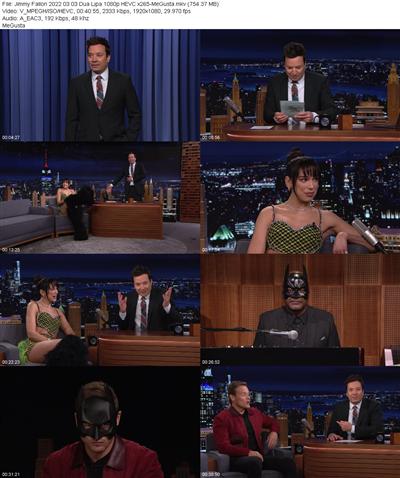 Jimmy Fallon 2022 03 03 Dua Lipa 1080p HEVC x265 