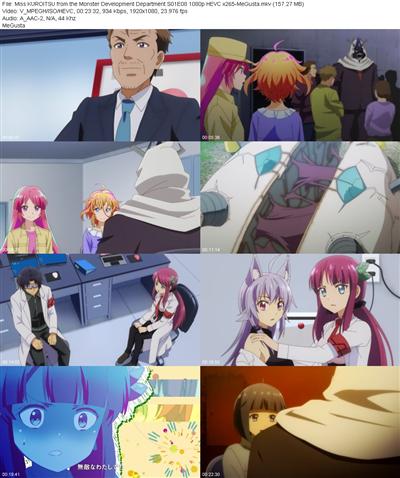 Miss KUROITSU from the Monster Development Department S01E08 1080p HEVC x265 