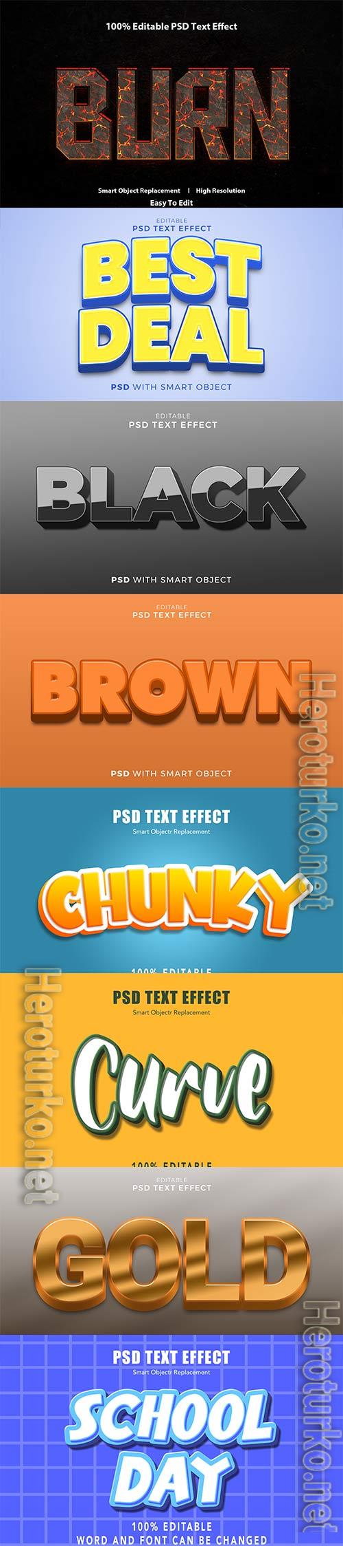 Psd text effect set vol 281