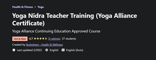 Udemy - Yoga Nidra Teacher Training (Yoga Alliance Certificate)
