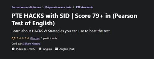 PTE HACKS with SID | Score 79+ in (Pearson Test of English)