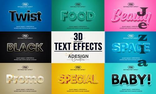 Photoshop Text Effect Bundle V3 - 20 Premium Graphics