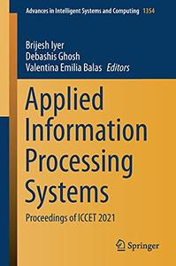 Applied Information Processing Systems Proceedings of ICCET 2021
